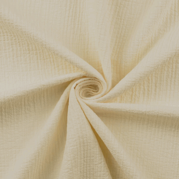 Quiltad muslin Söm naturvit fg 5004