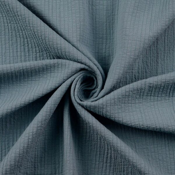 Quiltad muslin Söm dimblå fg 5028