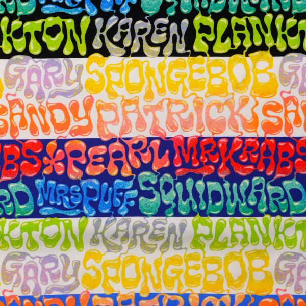 TRIKÅ SpongeBob SquarePants Textränder multi fg 1