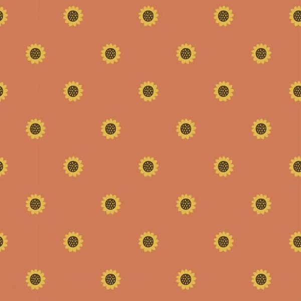 TRIKÅ MJUKA SOLROSOR VARM APRIKOS/GUL FG 12