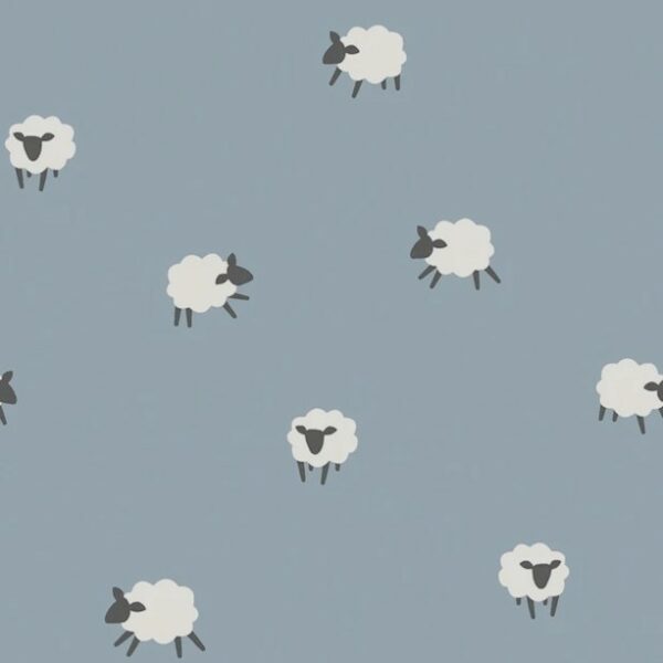 BOMULLSTYG FLUFFIGA FÅR BLÅ FG 7