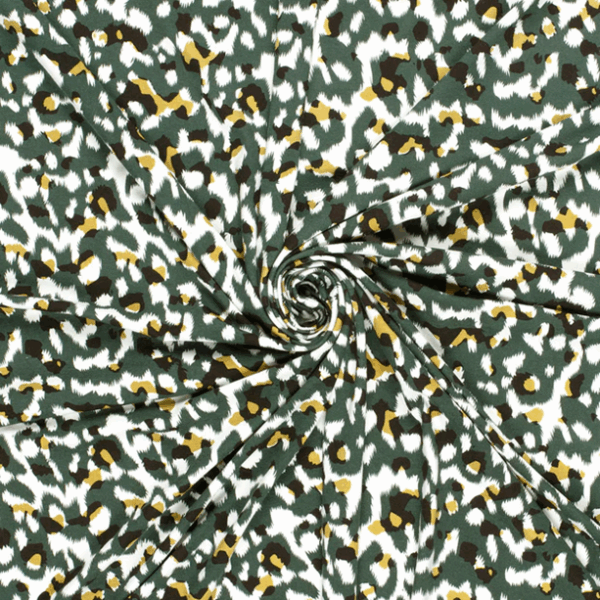 VISKOSTRIKÅ LEOPARDIG GRÖN FG 28