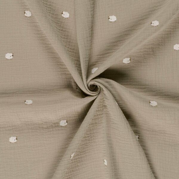 Muslin Mulliga får linnebeige fg 52