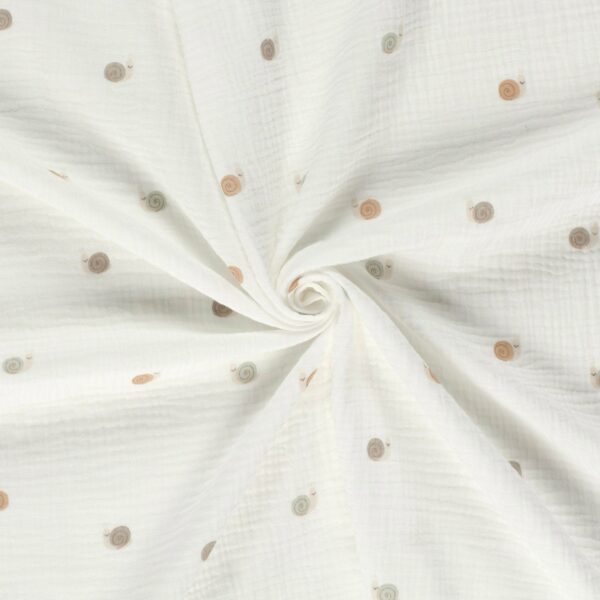 Muslin Snigelkompisar vit/beige fg 51