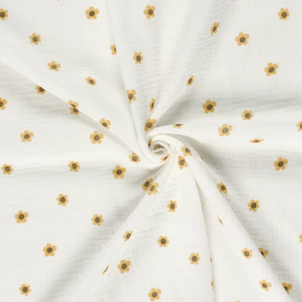 Muslin Smörblomma off white/lejongul fg 51