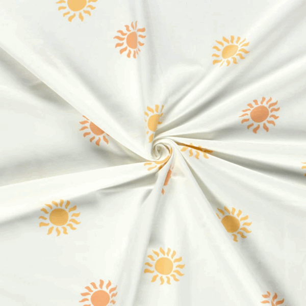 Trikå Solstråle off white/gul fg 51