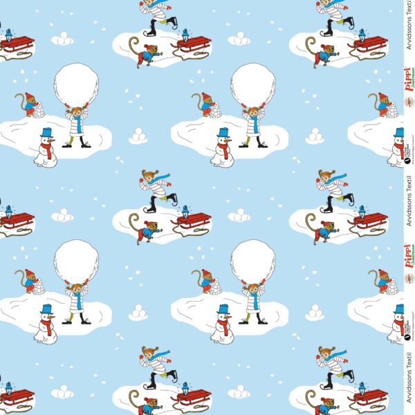 TRIKÅ EKO Pippi åker skridskor ljusblå fg 10