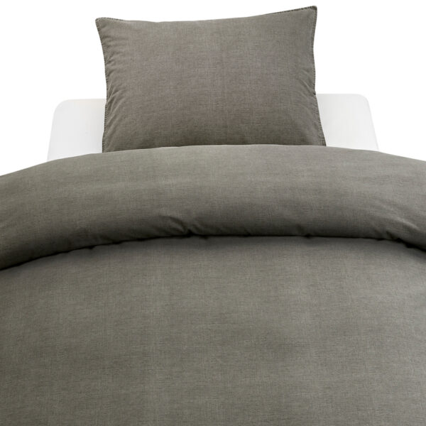BÄDDSET SPJÄLSÄNG VINTAGE COTTON MÖRKGRÅ FG 423