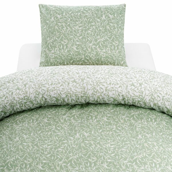 BÄDDSET GARDEN GRÅGRÖN/VIT FG 110