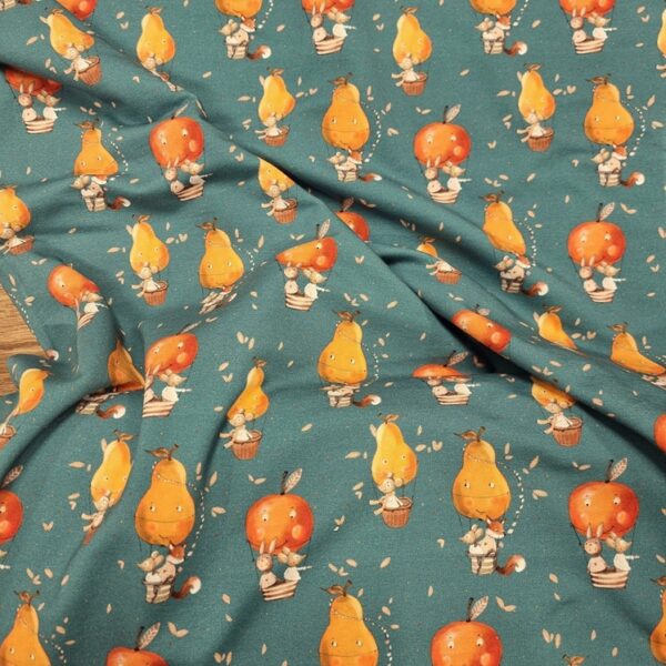 Jogging Flygande frukter turkosblå/orange fg 1