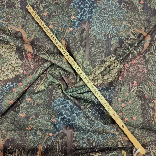 INREDNINGSTYGER SAGORNAS SKOG MÖRK GRÖN/PETROL FG 1