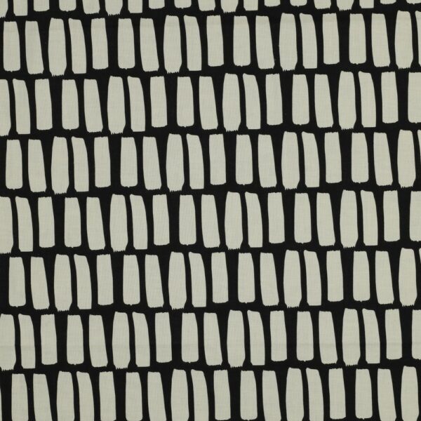 BELAGD VÄV STRECK SVART/OFF WHITE FG 12