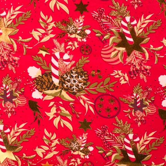 TRIKÅ JULARRANGEMANG RÖD/GULD FG 150