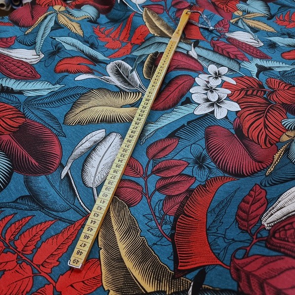 INREDNINGSTYGER CABOSSE PETROL/RÖD