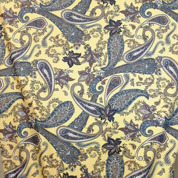 GARDINER CASHMIR GUL/JEANSBLÅ/LILA FG 120