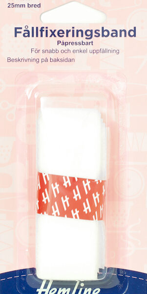 TILLBEHÖR FÅLLFIXERINGSBAND 25MM VIT