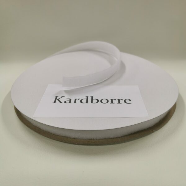 KARDBORRE VIT 20 MM SÖMNAD MJUK