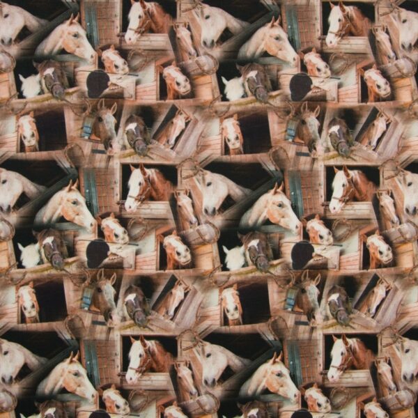 TRIKÅ "HO HO SA HÄSTEN, HÄR ÄR JAG!" BRUN FG 487