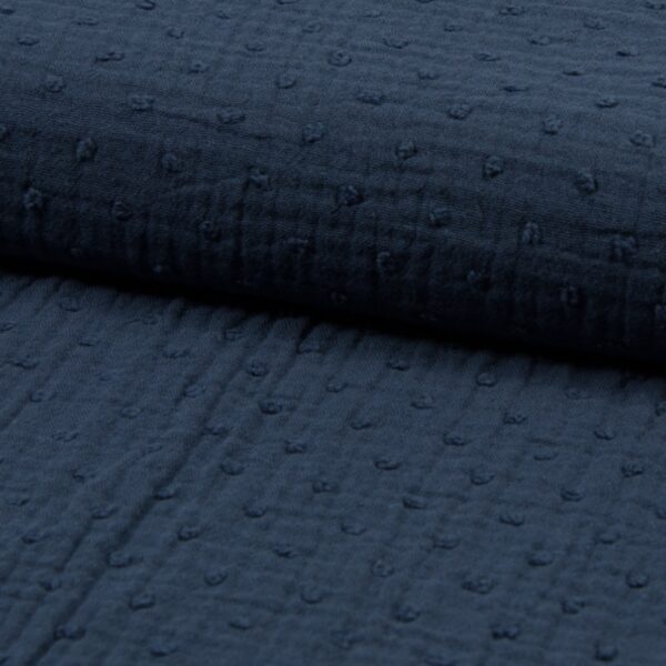 MUSLIN LA MOUCHE MÖRK JEANSBLÅ FG 7