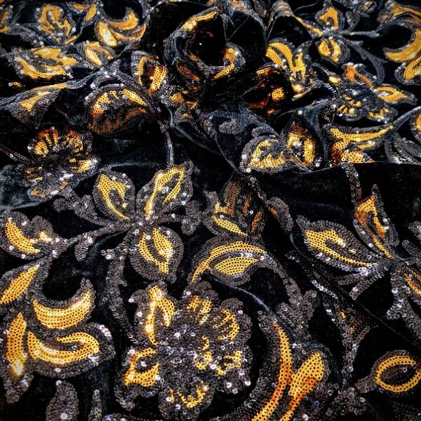 FEST PALJETTBONANZA SVART/GULD