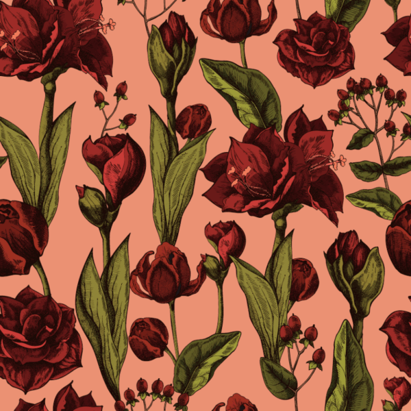 TRIKÅ EKO AMARYLLIS ROSA/RÖD