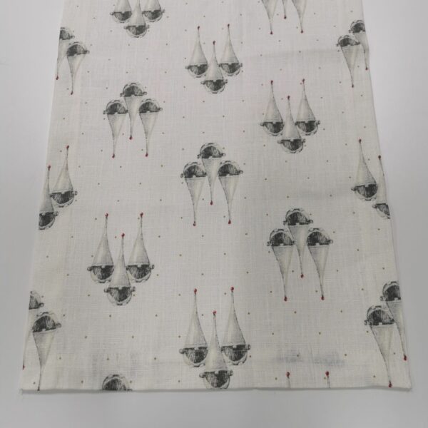 LÖPARE TOMTEN DEN VITA 45 X 150 CM